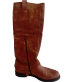 Cristhelen B. Suede Knee Boots - Shoe Bank