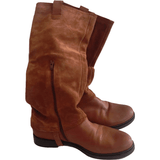 Cristhelen B. Suede Knee Boots - Shoe Bank