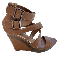 Bucco Super Cute Brown Wedges