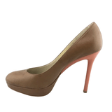 Michael Kors orange heel pumps