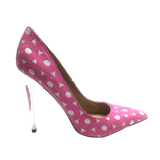 Alba pink metallic pumps