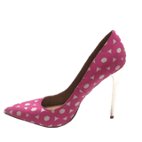 Alba pink metallic pumps