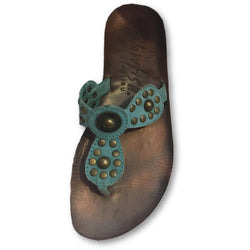 Blowfish Turquoise Sandals - Shoe Bank