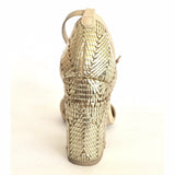 Raphaella Booz Gold Bridal Sandals - Shoe Bank