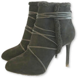 Charles & Keith Laced Stiletto Booties - Shoe Bank