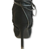 Charles & Keith Laced Stiletto Booties - Shoe Bank