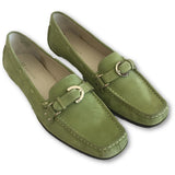 AK Anne Klein Green Loafers - Shoe Bank
