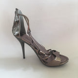 Beyond Metallic Gladiator Stilleto Sandals - Shoe Bank