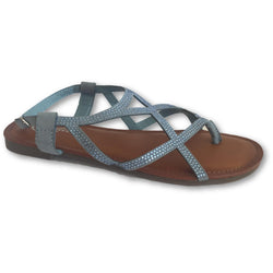 Candie's Blue Thong Sandals - Shoe Bank
