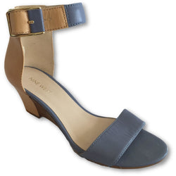 Nine West Blue Wedge - Shoe Bank