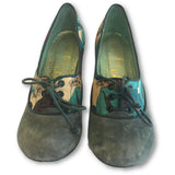 Irregular Choice Lace up heeled shoe - Shoe Bank