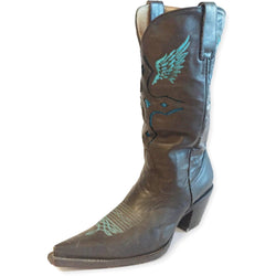 Western Embroidered Cowgirl Snip Toe Boots - Shoe Bank