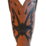 Western Cowgirl Snip Toe Brown Boots - Shoe Bank
