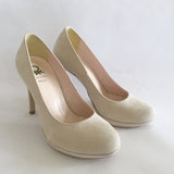 Pelle Sueded Sand Pumps - Shoe Bank