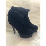 Suede Black Boots