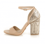Raphaella Booz Gold Bridal Sandals - Shoe Bank