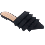 Fringe Toe Ballet Flat