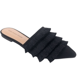 Fringe Toe Ballet Flat